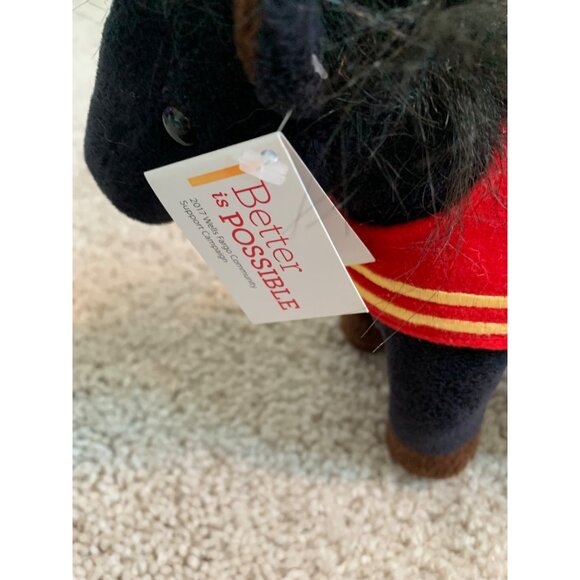 Wells Fargo Plush Horse With Red Jacket - 10" Tall Collectible Plush With Tag - Picture 2 of 9